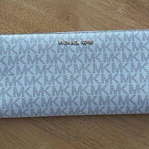 Michael Kors Logo Zip Wallet